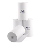 1 3 / 4" (45mm) x 150' (49m) 1-Ply Bond Paper (100 rolls / case)