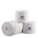 2 1 / 4" (58mm) x 130' (40m) 1-Ply Bond Paper (50 rolls / case)