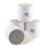 2 Ply 3 1 / 4 x 3”, White / Yellow,  50 rolls