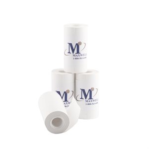 2 1 / 4" (58mm) x 30' (10m) Thermal Paper (50 rolls / case) - Coreless