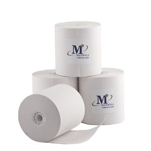 3 1 / 8" (80mm) x 220' (61m) Thermal Paper (50 rolls / case)