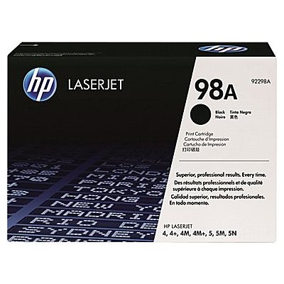 Cartouche noir HP 98A, FEO / OEM #92298A Cartouche noir HP 98A, FEO / OEM #92298A