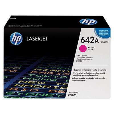 HP 642A Magenta Toner, OEM #CB403A 