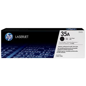 HP 35A Black Toner, OEM #CB435A 