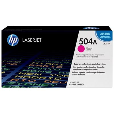 Cartouche magenta HP 504A, FEO / OEM #CE253A Cartouche magenta HP 504A, FEO / OEM #CE253A