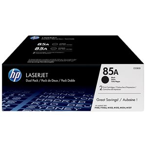 HP 85A Black Toner Duel Pack, OEM #CE285D