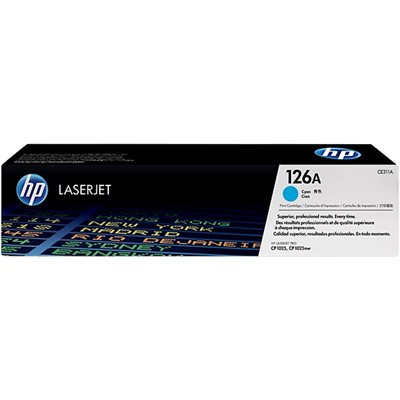 HP 126A Cyan Toner, OEM #CE311A 