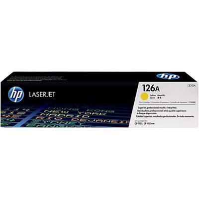 Cartouche jaune HP 126A, FEO / OEM #CE312A Cartouche jaune HP 126A, FEO / OEM #CE312A