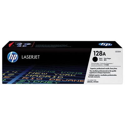 Cartouche noir HP 128A, FEO / OEM #CE320A Cartouche noir HP 128A, FEO / OEM #CE320A