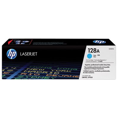 Cartouche cyan HP 128A, FEO / OEM #CE321A Cartouche cyan HP 128A, FEO / OEM #CE321A