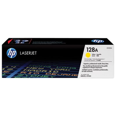 Cartouche jaune HP 128A, FEO / OEM #CE322A Cartouche jaune HP 128A, FEO / OEM #CE322A