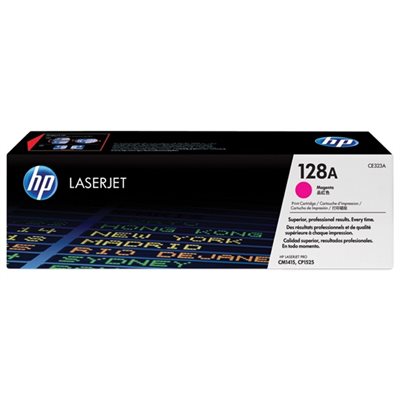 HP 128A Magenta Toner, OEM #CE323A 