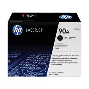 HP 90A Black Toner, OEM #CE390A