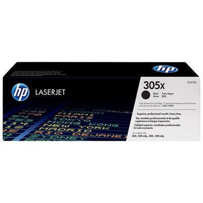 HP 305X High Yield Black Toner, OEM #CE410X