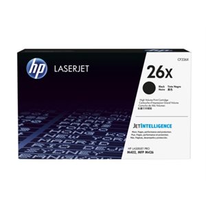 HP 26X High Yield Black Toner, OEM #CF226X
