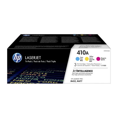 HP 410A c / y / m tri-pack toner, OEM #CF251AM