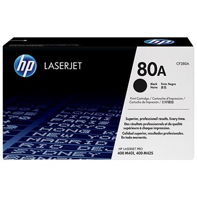 Cartouche noir HP 80A, FEO / OEM #CF280A Cartouche noir HP 80A, FEO / OEM #CF280A