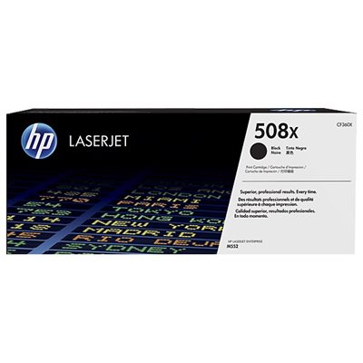 Cartouche noir à haut rendement HP 508X, FEO / OEM #CF360X Cartouche noir à haut rendement HP 508X, FEO / OEM #CF360X