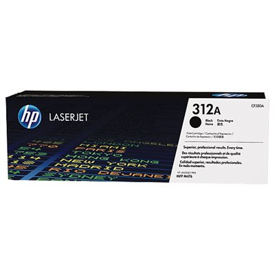 HP 312A Black Toner, OEM #CF380A