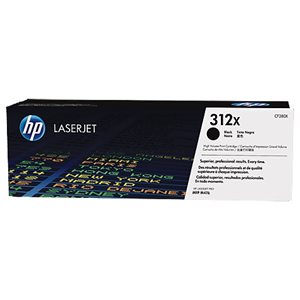 HP 312X High Yield Black Toner, OEM #CF380X