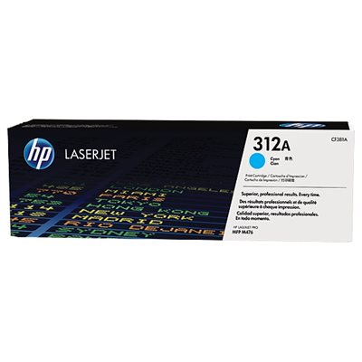 HP 312A Cyan Toner, OEM #CF381A