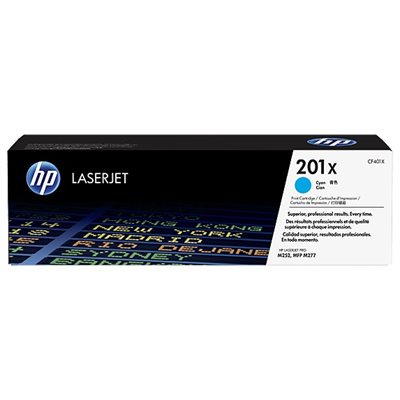 Cartouche cyan à haut rendement HP 201X, FEO / OEM #CF401X Cartouche cyan à haut rendement HP 201X, FEO / OEM #CF401X