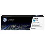HP 201X High Yield Cyan Toner, OEM #CF401X