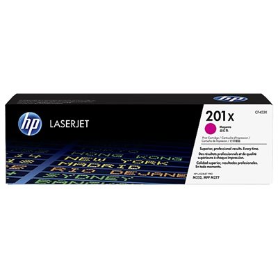 Cartouche magenta à haut rendement HP 201X, FEO / OEM #CF403X Cartouche magenta à haut rendement HP 201X, FEO / OEM #CF403X