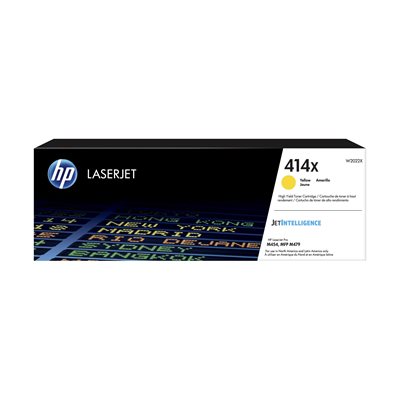HP 414X LJ yellow toner, OEM #W2022X