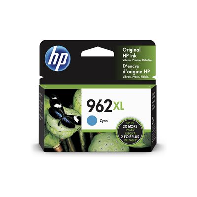HP 962XL cyan inkjet, OEM #3JA00AN#140