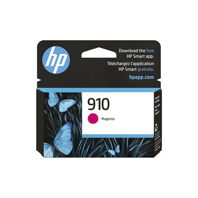 HP 910 magenta ink cartridge, 3YL59AN#140