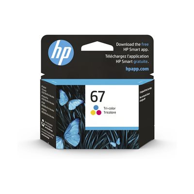 HP #67 tri-colour ink cartridge, OEM #3YM55AN#140