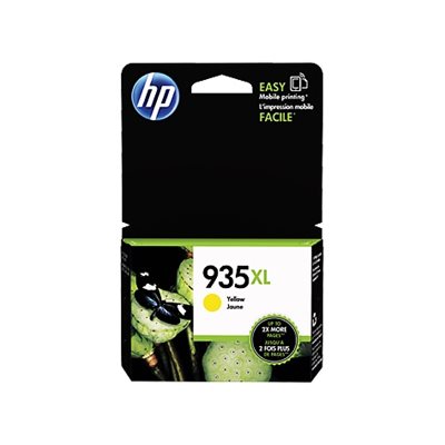 Cartouche d'encre jaune à haut rendement HP 935XL, FEO / OEM #C2P26AN Cartouche d'encre jaune à haut rendement HP 935XL, FEO / OEM #C2P26AN