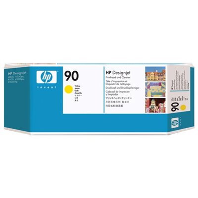 HP 90 Yellow Printhead and Cleaner, OEM #C5057A