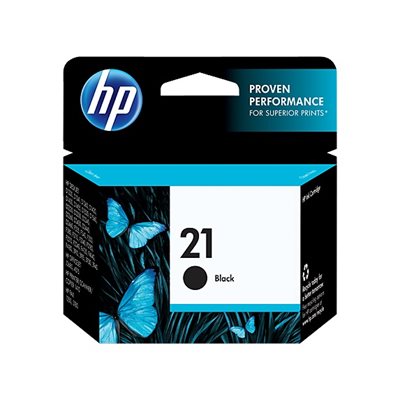 HP 21 Black Ink Cartridge, OEM#C9351A
