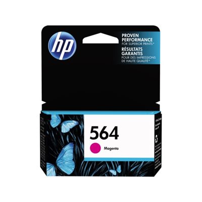 Cartouche d'encre magenta HP 564, FEO / OEM #CB319WN#140 Cartouche d'encre magenta HP 564, FEO / OEM #CB319WN#140