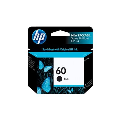 Cartouche d'encre noir HP 60, FEO / OEM #CC640WN#140 Cartouche d'encre noir HP 60, FEO / OEM #CC640WN#140