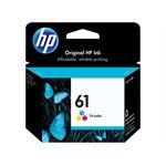 HP 61 Tri-Colour Ink Cartridge, OEM #CH562WN#140 