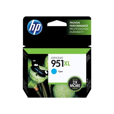 Cartouche d'encre cyan à haut rendement HP 951XL, FEO / OEM #CN046AN#140 Cartouche d'encre cyan à haut rendement HP 951XL, FEO / OEM #CN046AN#140