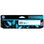 HP 971 Cyan Ink Cartridge, OEM #CN622AM