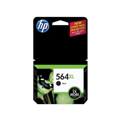 Cartouche d'encre noir à haut rendement HP 564XL, FEO / OEM #CN684WN#140 Cartouche d'encre noir à haut rendement HP 564XL, FEO / OEM #CN684WN#140
