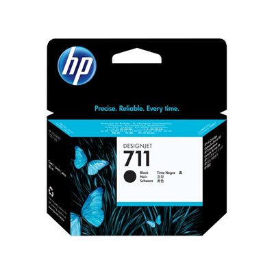 Cartouche d'encre noir à haut rendement HP 711, FEO / OEM #CZ133A Cartouche d'encre noir à haut rendement HP 711, FEO / OEM #CZ133A