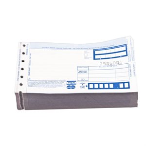 3-Part Credit Card Sales Draft Slips with Tip Line