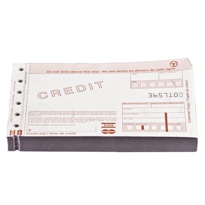 Bordereaux de credit en 3 parties Bordereaux de credit en 3 parties