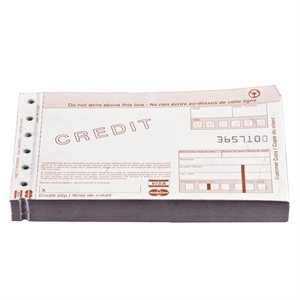 3-Part Credit Draft Slips